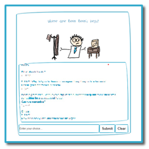 Beep Beep Text Adventure game